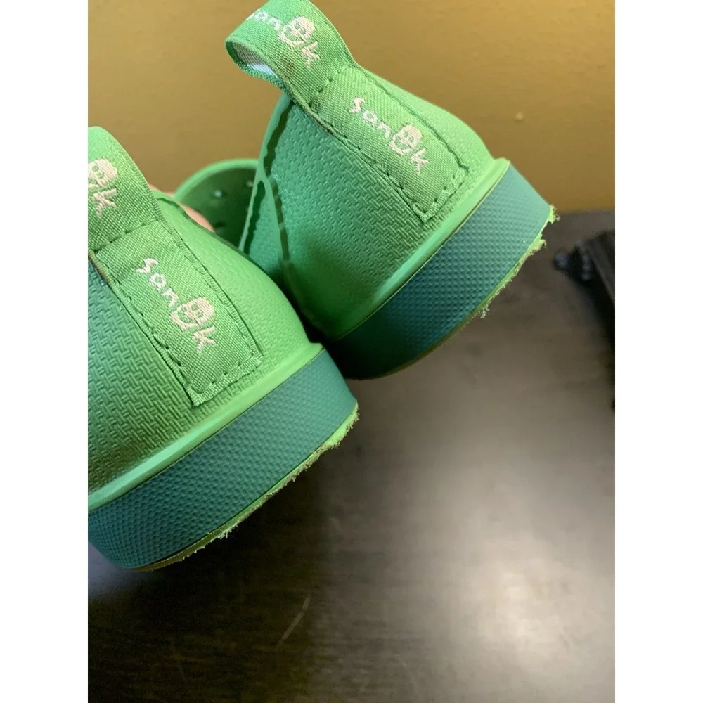 Sanuk Green Water Shoes Slip‎ On Casual Loafers Women's 8-8.5